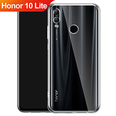 Huawei Honor 10 Lite用極薄ソフトケース シリコンケース 耐衝撃 全面保護 クリア透明 カバー ファーウェイ クリア