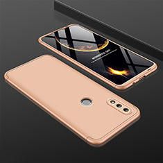 Huawei Honor 10 Lite用ハードケース プラスチック 質感もマット 前面と背面 360度 フルカバー Q01 ファーウェイ ゴールド