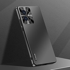 Huawei Honor 100 5G用ハードケース プラスチック 質感もマット カバー AT1 ファーウェイ ブラック