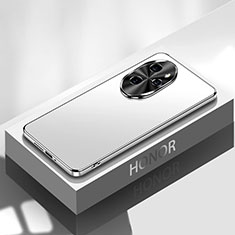 Huawei Honor 100 Pro 5G用ハードケース プラスチック 質感もマット カバー TB2 ファーウェイ シルバー