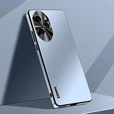Huawei Honor 100 Pro 5G用ハードケース プラスチック 質感もマット カバー AT1 ファーウェイ ブルー