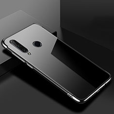 Huawei Honor 20E用極薄ソフトケース シリコンケース 耐衝撃 全面保護 クリア透明 S02 ファーウェイ ブラック