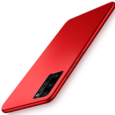 Huawei Honor 30 Pro用ハードケース プラスチック 質感もマット カバー M02 ファーウェイ レッド