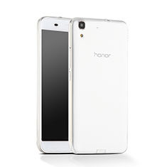 Huawei Honor 4A用極薄ソフトケース シリコンケース 耐衝撃 全面保護 クリア透明 ファーウェイ クリア