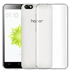 Huawei Honor 4X用極薄ソフトケース シリコンケース 耐衝撃 全面保護 クリア透明 T02 ファーウェイ クリア