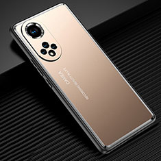 Huawei Honor 50 5G用ケース 高級感 手触り良い アルミメタル 製の金属製 兼シリコン カバー JL2 ファーウェイ ゴールド