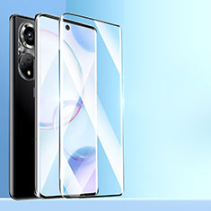 Huawei Honor 50 5G用強化ガラス フル液晶保護フィルム ファーウェイ ブラック