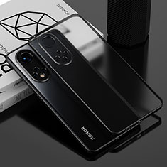 Huawei Honor 50 Pro 5G用極薄ソフトケース シリコンケース 耐衝撃 全面保護 クリア透明 AN1 ファーウェイ ブラック