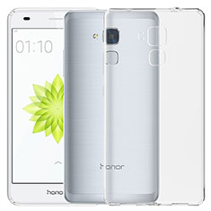 Huawei Honor 5C用極薄ソフトケース シリコンケース 耐衝撃 全面保護 クリア透明 T03 ファーウェイ クリア