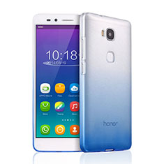 Huawei Honor 5X用極薄ソフトケース グラデーション 勾配色 クリア透明 ファーウェイ ブルー