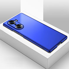 Huawei Honor 60 5G用ハードケース プラスチック 質感もマット カバー YK1 ファーウェイ ネイビー