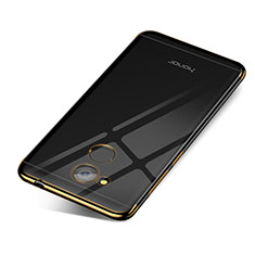 Huawei Honor 6C Pro用極薄ソフトケース シリコンケース 耐衝撃 全面保護 クリア透明 H01 ファーウェイ ゴールド