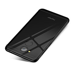 Huawei Honor 6C Pro用極薄ソフトケース シリコンケース 耐衝撃 全面保護 クリア透明 H01 ファーウェイ ブラック