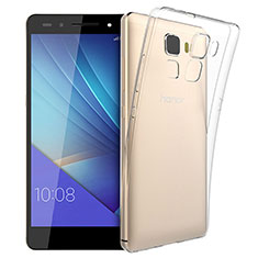 Huawei Honor 7 Dual SIM用極薄ソフトケース シリコンケース 耐衝撃 全面保護 クリア透明 T03 ファーウェイ クリア