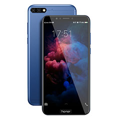 Huawei Honor 7C用強化ガラス フル液晶保護フィルム F02 ファーウェイ ブラック