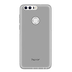 Huawei Honor 8用極薄ソフトケース シリコンケース 耐衝撃 全面保護 クリア透明 T05 ファーウェイ ゴールド
