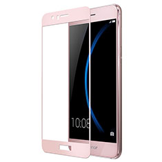 Huawei Honor 8用強化ガラス フル液晶保護フィルム ファーウェイ ピンク