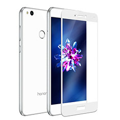 Huawei Honor 8 Lite用強化ガラス フル液晶保護フィルム F02 ファーウェイ ホワイト