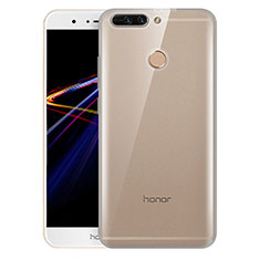 Huawei Honor 8 Pro用極薄ソフトケース シリコンケース 耐衝撃 全面保護 クリア透明 T08 ファーウェイ グレー