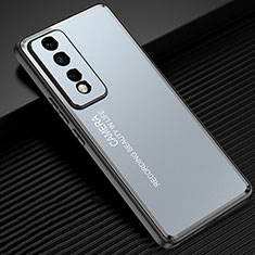 Huawei Honor 80 GT 5G用ケース 高級感 手触り良い アルミメタル 製の金属製 兼シリコン カバー JL2 ファーウェイ ネイビー