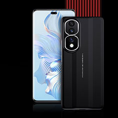 Huawei Honor 80 Pro 5G用ハードケース プラスチック 質感もマット カバー QK2 ファーウェイ ブラック