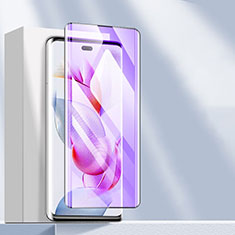 Huawei Honor 80 Pro 5G用強化ガラス フル液晶保護フィルム アンチグレア ブルーライト F03 ファーウェイ ブラック