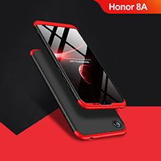 Huawei Honor 8A用ハードケース プラスチック 質感もマット 前面と背面 360度 フルカバー Q01 ファーウェイ ブラック