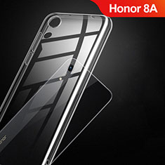 Huawei Honor 8A用極薄ソフトケース シリコンケース 耐衝撃 全面保護 クリア透明 T14 ファーウェイ クリア