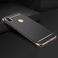 Huawei Honor 8X用ケース 高級感 手触り良い メタル兼プラスチック バンパー M01 ファーウェイ ブラック