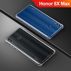 Huawei Honor 8X Max用極薄ソフトケース シリコンケース 耐衝撃 全面保護 クリア透明 T05 ファーウェイ クリア