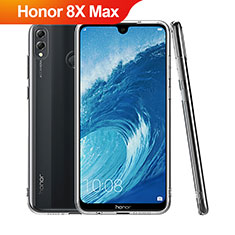 Huawei Honor 8X Max用極薄ソフトケース シリコンケース 耐衝撃 全面保護 クリア透明 T06 ファーウェイ クリア