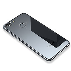 Huawei Honor 9 Lite用極薄ソフトケース シリコンケース 耐衝撃 全面保護 クリア透明 H01 ファーウェイ グレー