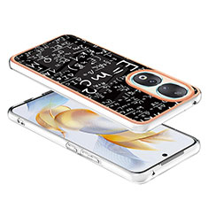 Huawei Honor 90 5G用シリコンケース ソフトタッチラバー バタフライ パターン カバー YB8 ファーウェイ マルチカラー