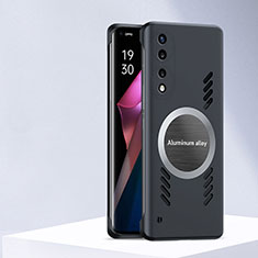 Huawei Honor 90 5G用ハードケース プラスチック 質感もマット カバー Mag-Safe 磁気 Magnetic P01 ファーウェイ ブラック
