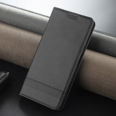 Huawei Honor 90 Lite 5G用手帳型 レザーケース スタンド カバー YZ2 ファーウェイ ブラック