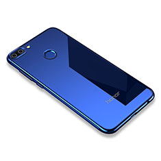 Huawei Honor 9i用極薄ソフトケース シリコンケース 耐衝撃 全面保護 クリア透明 H01 ファーウェイ ネイビー