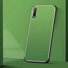 Huawei Honor 9X用ケース 高級感 手触り良い アルミメタル 製の金属製 カバー ファーウェイ グリーン