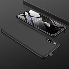 Huawei Honor 9X用ハードケース プラスチック 質感もマット 前面と背面 360度 フルカバー ファーウェイ ブラック