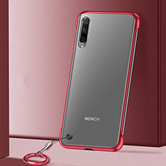 Huawei Honor 9X Pro用ハードカバー クリスタル クリア透明 H02 ファーウェイ レッド