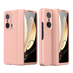 Huawei Honor Magic V 5G用ハードケース プラスチック 質感もマット 前面と背面 360度 フルカバー ファーウェイ ピンク