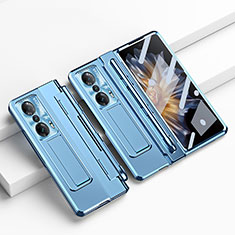 Huawei Honor Magic Vs Ultimate 5G用ハードケース プラスチック 質感もマット カバー スタンド ZL1 ファーウェイ ネイビー