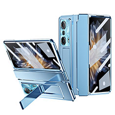 Huawei Honor Magic Vs Ultimate 5G用ハードケース プラスチック 質感もマット カバー スタンド ZL2 ファーウェイ ネイビー