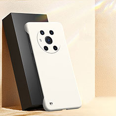 Huawei Honor Magic3 5G用ハードケース プラスチック 質感もマット フレームレス カバー P01 ファーウェイ ホワイト