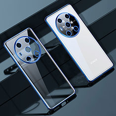 Huawei Honor Magic3 5G用極薄ソフトケース シリコンケース 耐衝撃 全面保護 クリア透明 LD1 ファーウェイ ネイビー