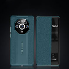 Huawei Honor Magic3 Pro+ Plus 5G用手帳型 レザーケース スタンド カバー JB3 ファーウェイ グリーン