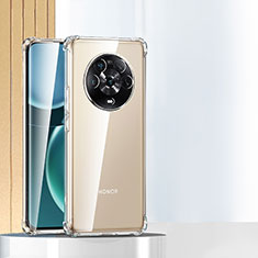 Huawei Honor Magic4 5G用極薄ソフトケース シリコンケース 耐衝撃 全面保護 クリア透明 T04 ファーウェイ クリア