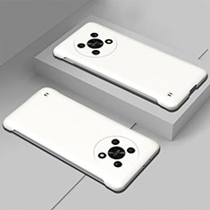 Huawei Honor Magic4 Lite 5G用ハードケース プラスチック 質感もマット フレームレス カバー ファーウェイ ホワイト