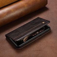 Huawei Honor Magic5 5G用手帳型 レザーケース スタンド カバー B02S ファーウェイ ブラック