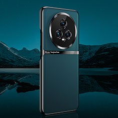 Huawei Honor Magic5 5G用ケース 高級感 手触り良いレザー柄 JB3 ファーウェイ グリーン