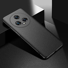 Huawei Honor Magic5 5G用ハードケース プラスチック 質感もマット カバー YK1 ファーウェイ ブラック